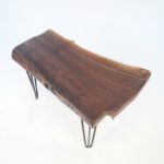 black walnut end table