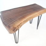 Black Walnut Live Edge End Table